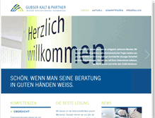 Tablet Screenshot of gubser-kalt.ch